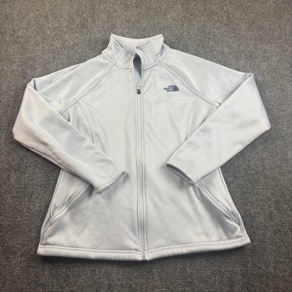 The North Face Tops - THE NORTH FACE Women’s Agave Full Zip Fleece lined Jacket arctic ice blue Large